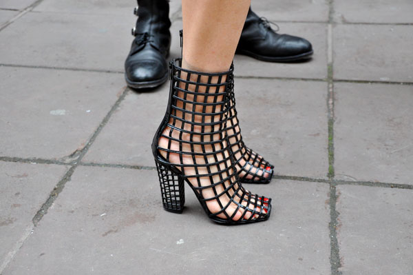 YSL cage shoes